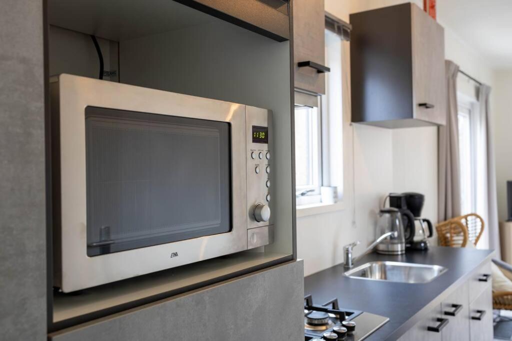 Gezellig Modern Chalet Midden Op De Veluwe Epe Kültér fotó