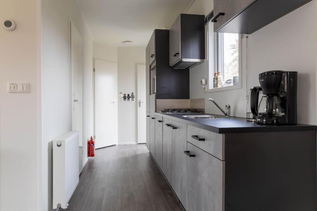 Gezellig Modern Chalet Midden Op De Veluwe Epe Kültér fotó
