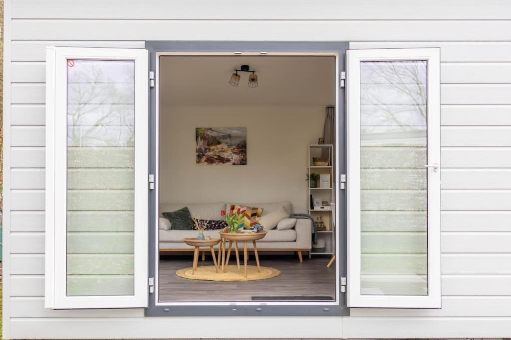 Gezellig Modern Chalet Midden Op De Veluwe Epe Kültér fotó